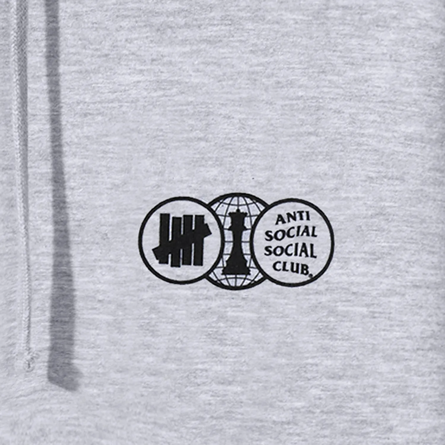 ASSC x Undefeated Position Hoodie - Athletic Heather sold by Anti Social Social Club product image thumbnail 4