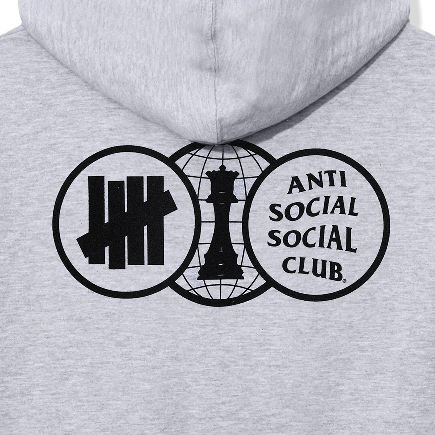 ASSC x Undefeated Position Hoodie - Athletic Heather sold by Anti Social Social Club product image thumbnail 2