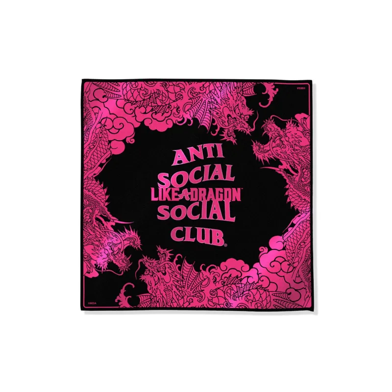 ASSC x Like A Dragon Bandana - Black sold by Anti Social Social Club