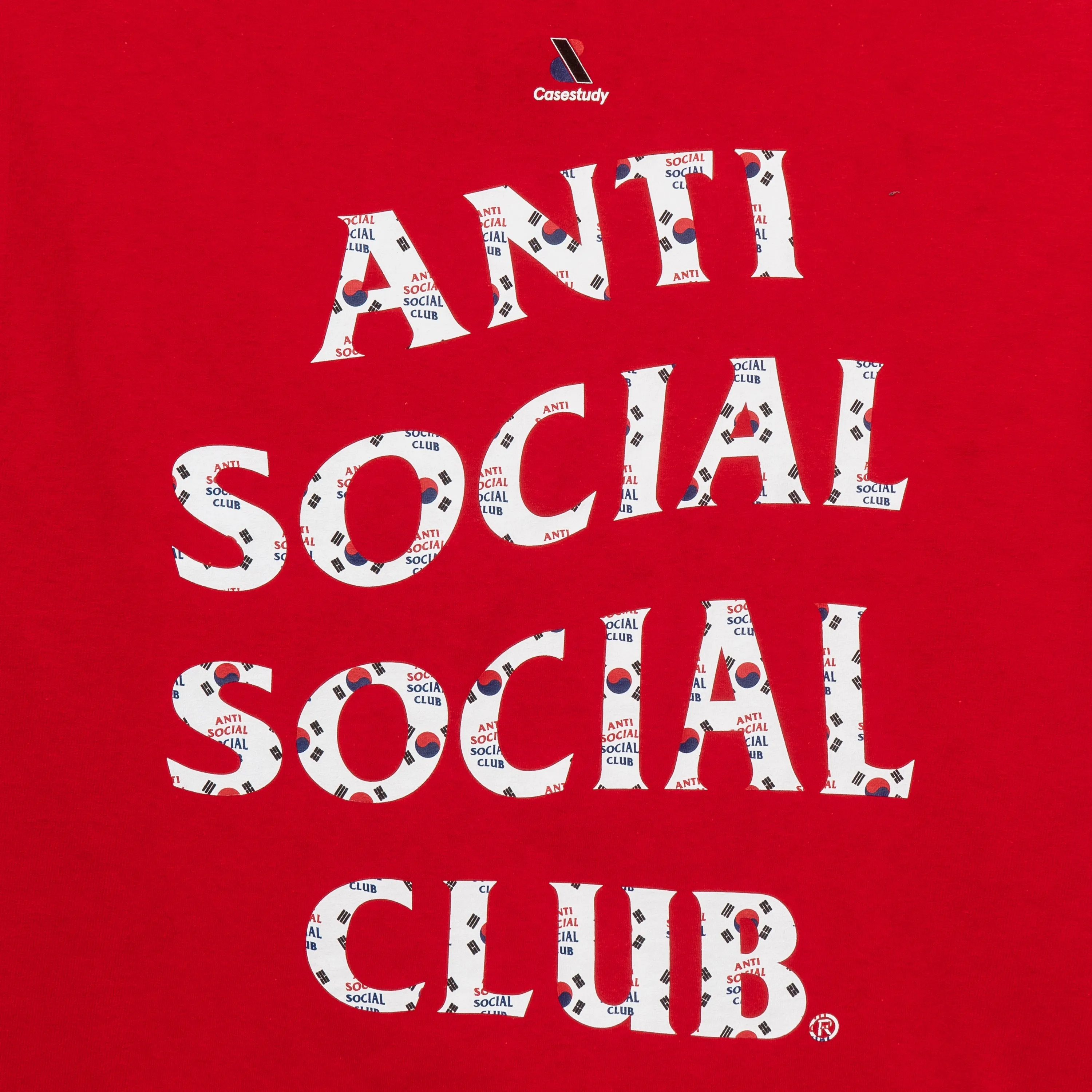 ASSC x Case Study Flag Red Tee sold by Anti Social Social Club product image thumbnail 3