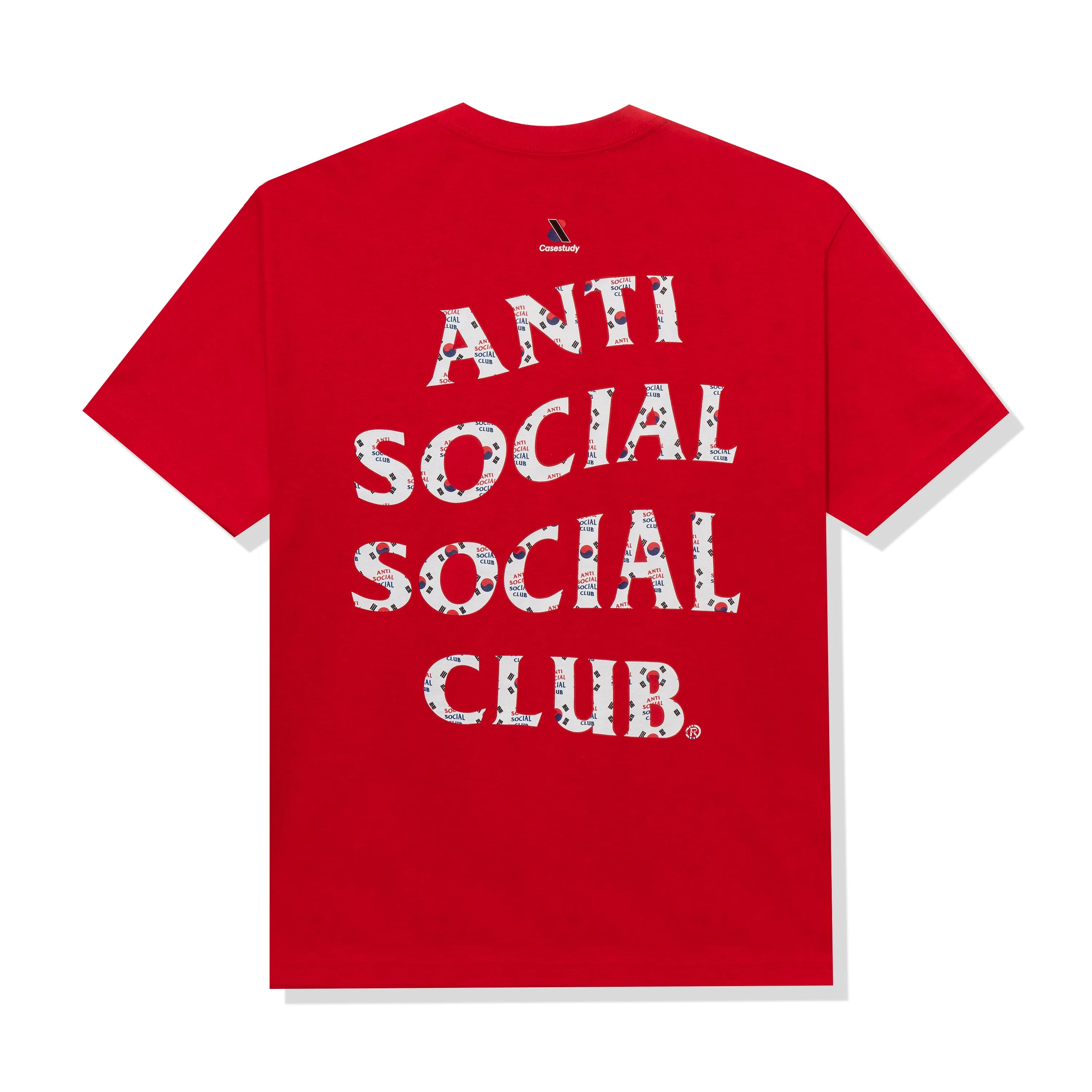 ASSC x Case Study Flag Red Tee sold by Anti Social Social Club