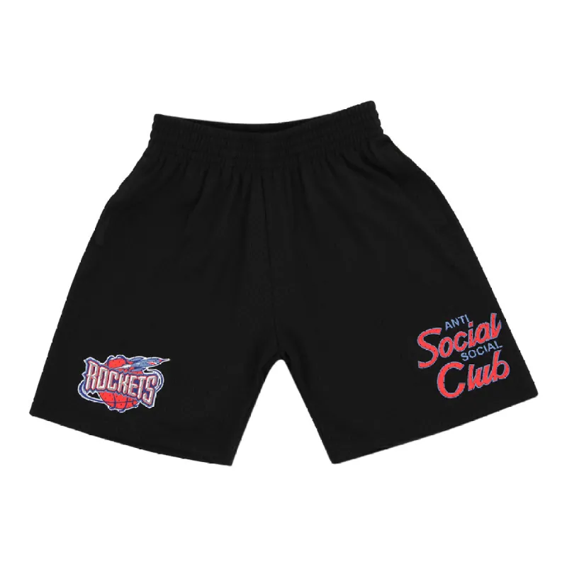 ASSC x Mitchell & Ness Houston Rockets NBA Coach Script Short sold by Anti Social Social Club
