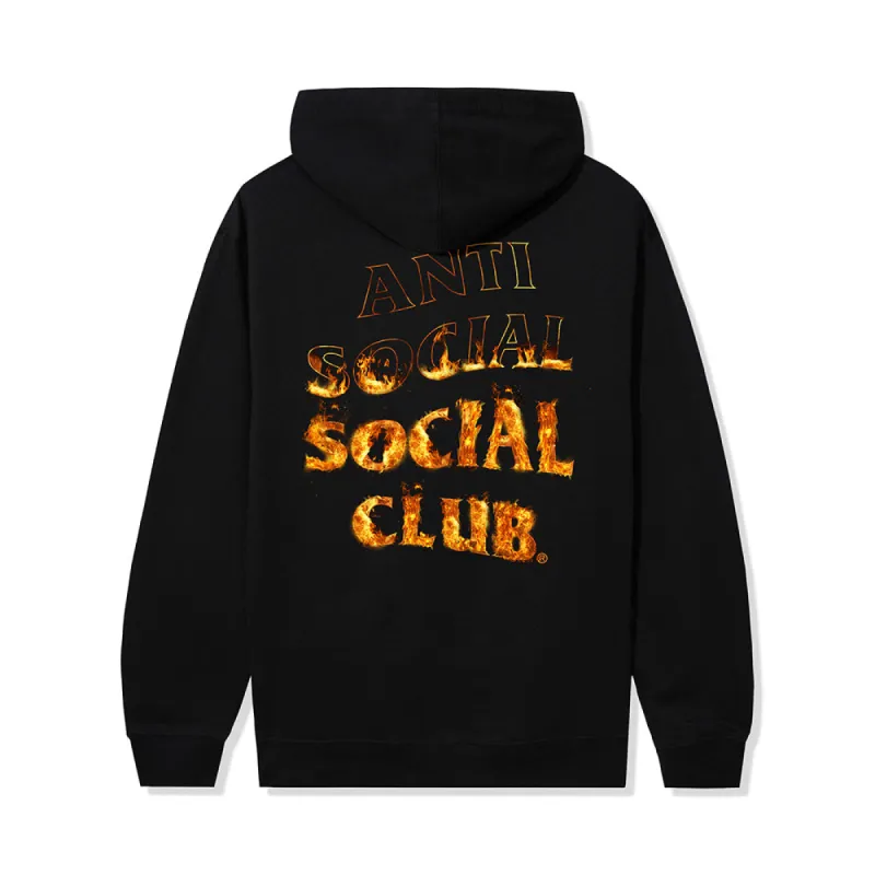 A Fire Inside Hoodie - Black made by Anti Social Social Club