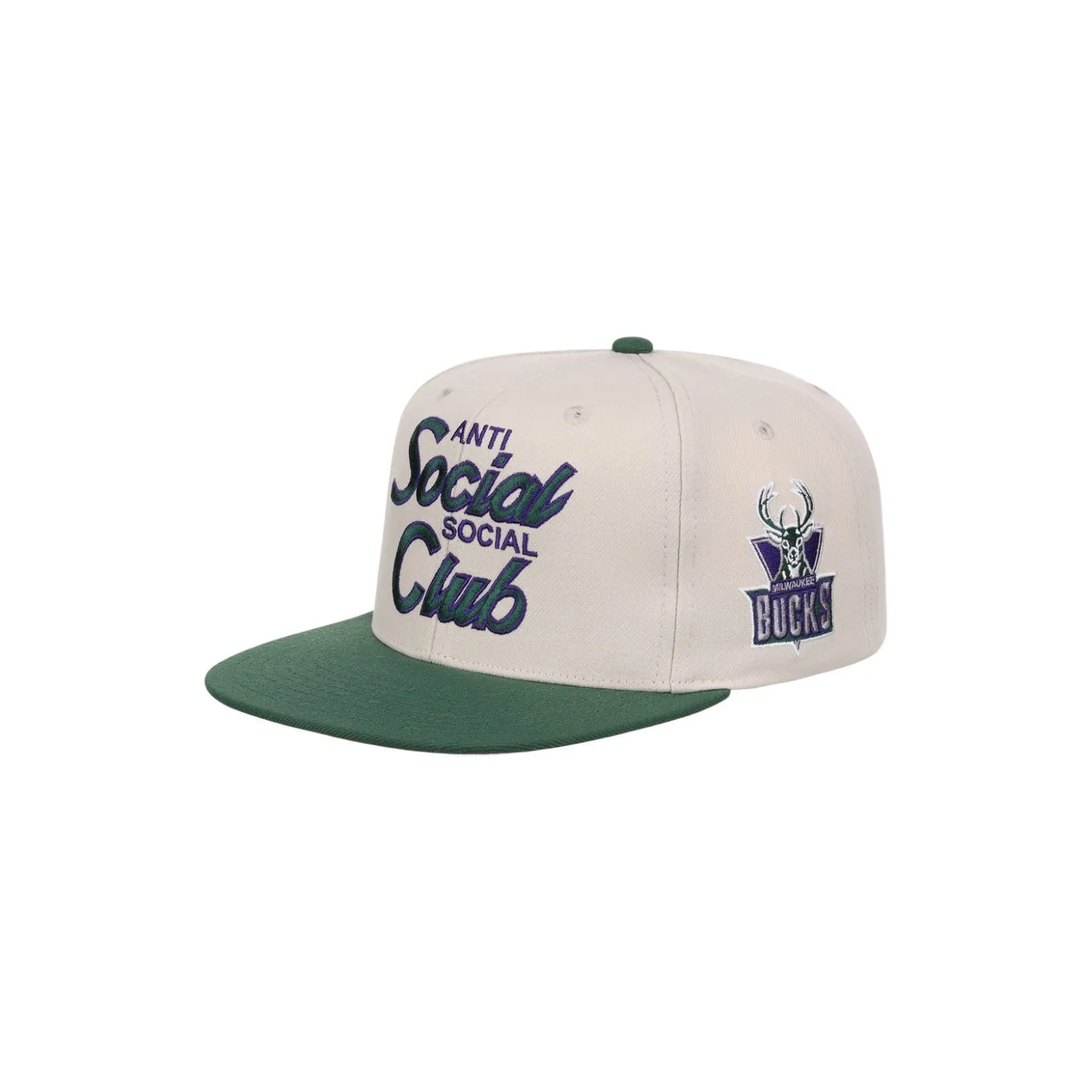 ASSC x Mitchell & Ness Milwaukee Bucks NBA Snapback sold by Anti Social Social Club product image thumbnail 2