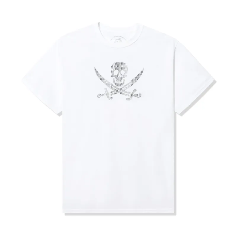 ASSC x Neighborhood Crossbones Tee - White sold by Anti Social Social Club