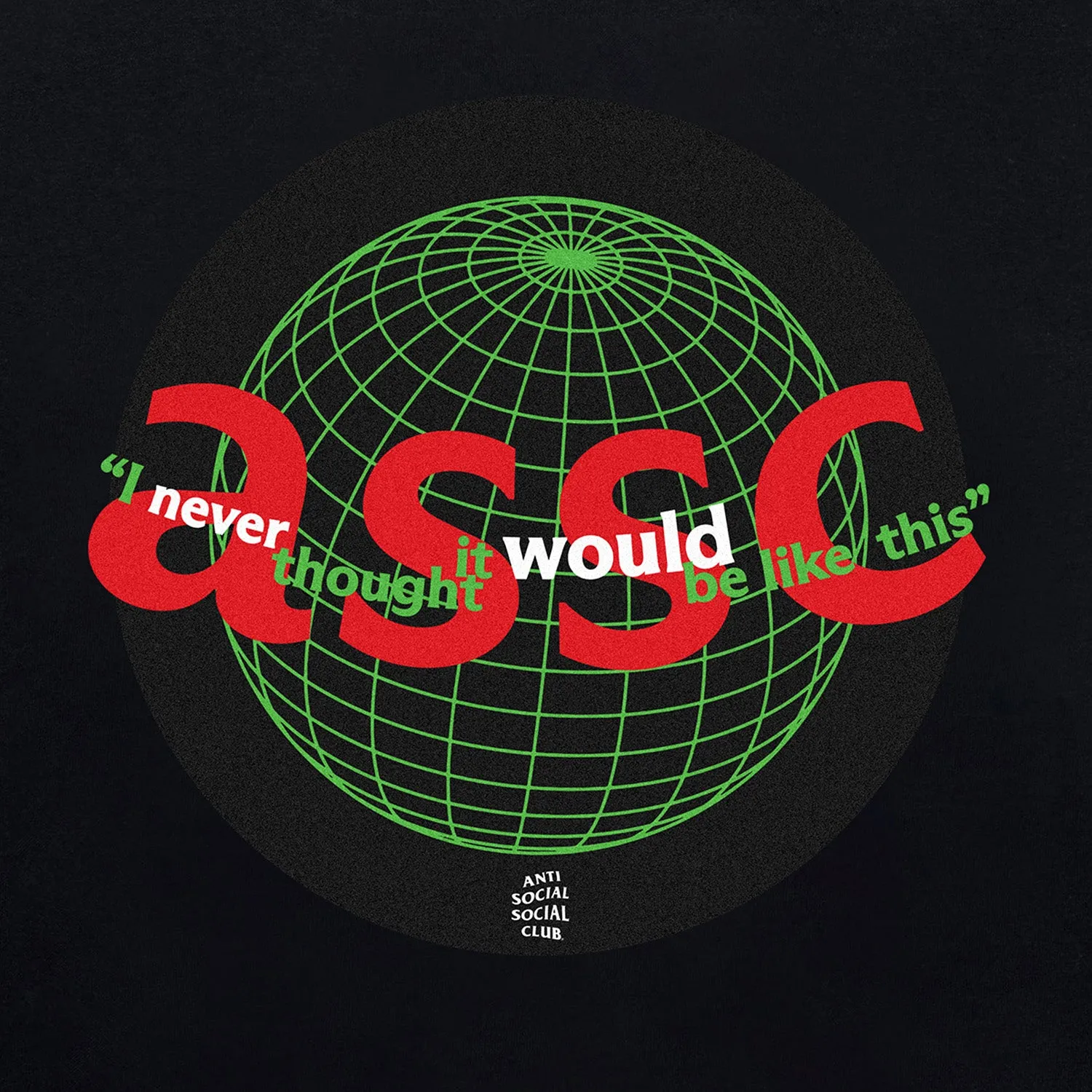 I Never Thought Tee - Black sold by Anti Social Social Club product image thumbnail 3