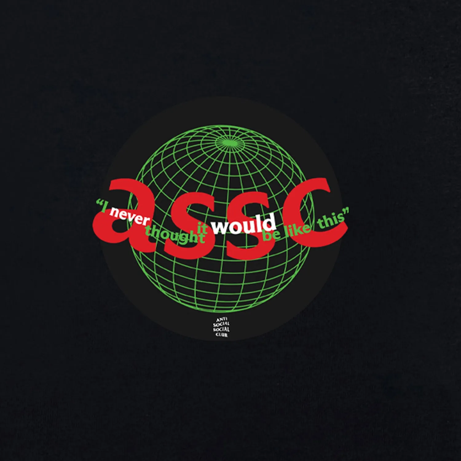 I Never Thought Tee - Black sold by Anti Social Social Club product image thumbnail 4