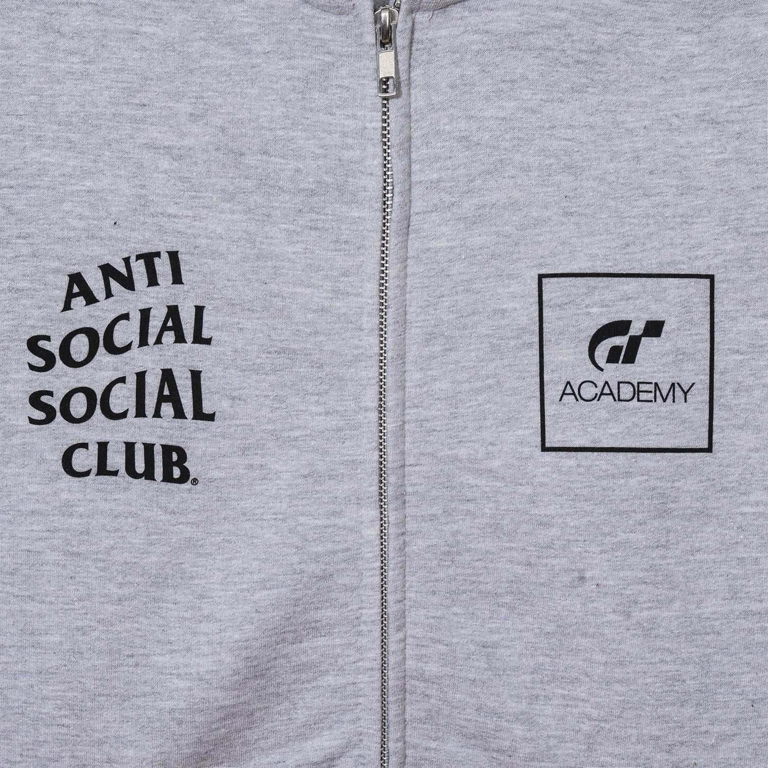 ASSC x Gran Turismo Flag Zip Hoodie - Heather Grey sold by Anti Social Social Club product image thumbnail 4