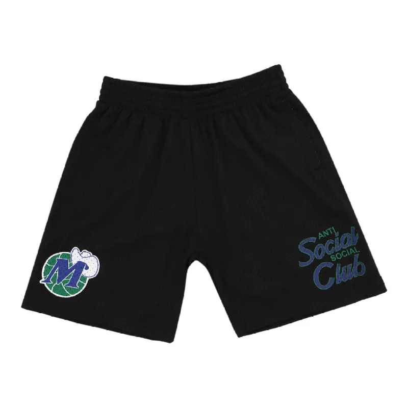 ASSC x Mitchell & Ness Dallas Mavericks NBA Coach Script Short sold by Anti Social Social Club