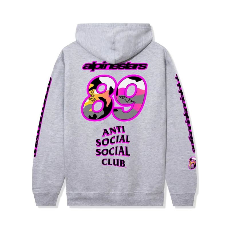 ASSC x Alpinestars Slipstream Zip Hoodie - Heather sold by Anti Social Social Club
