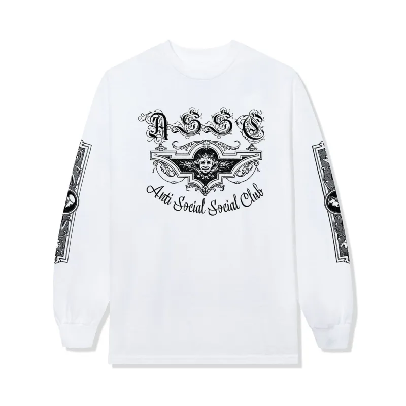 Feast or Famine LS Tee - White sold by Anti Social Social Club