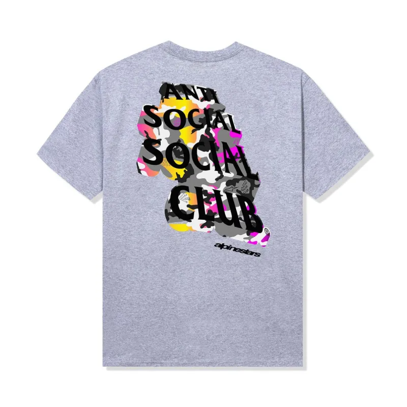 ASSC x Alpinestars Apex Tee - Heather sold by Anti Social Social Club