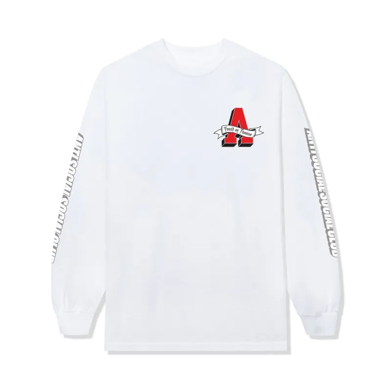 Easy A LS Tee - White sold by Anti Social Social Club