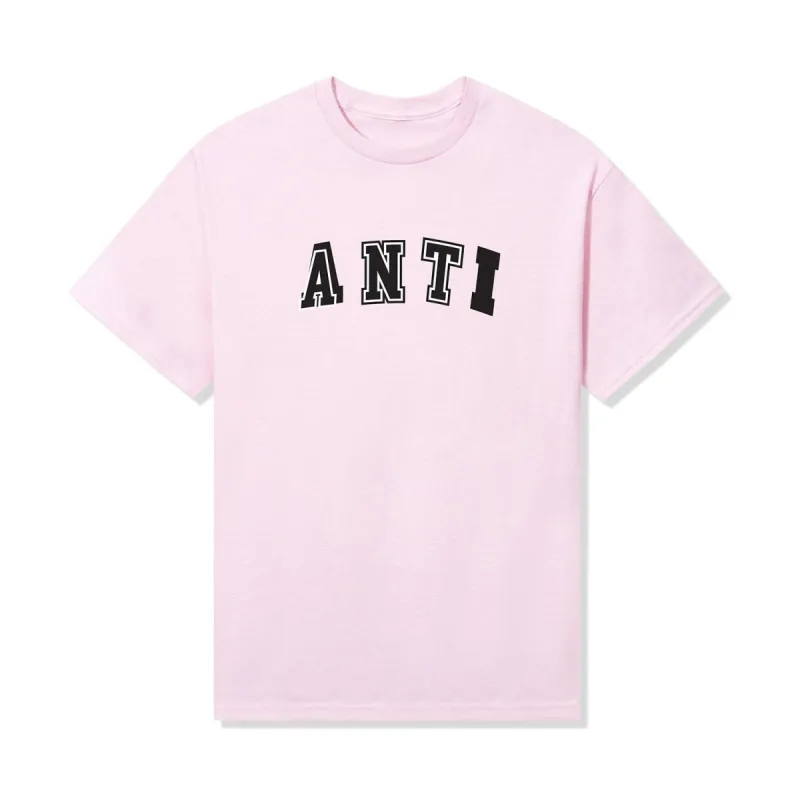 Anti College Tee - Light Pink made by Anti Social Social Club