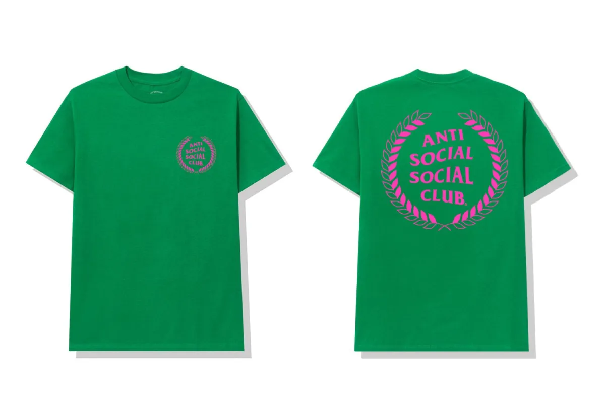 4x4 Squared Green Tee sold by Anti Social Social Club