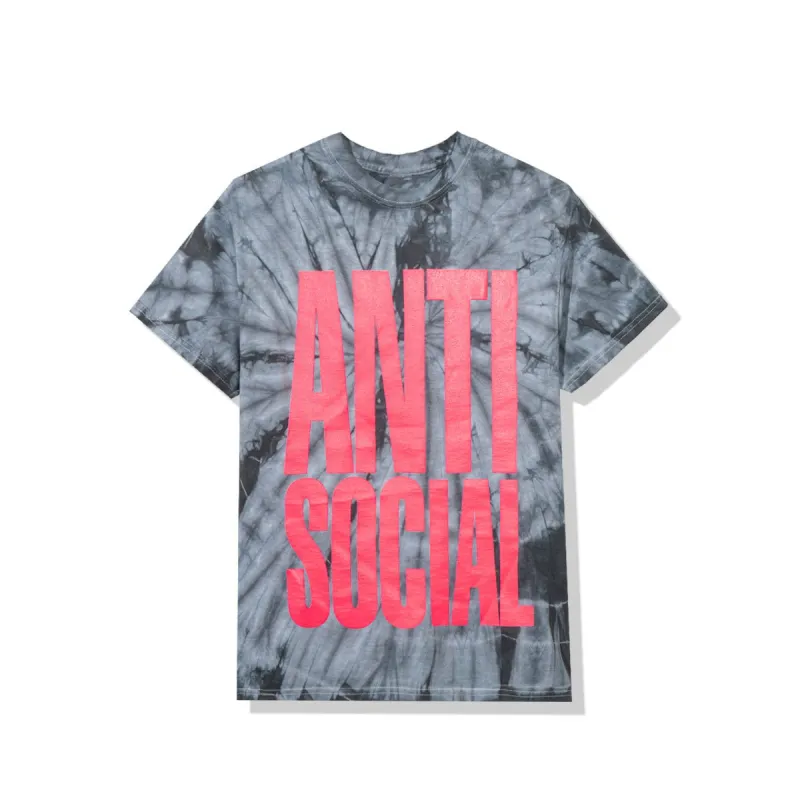 Heatwave Black Tie Dye Tee sold by Anti Social Social Club