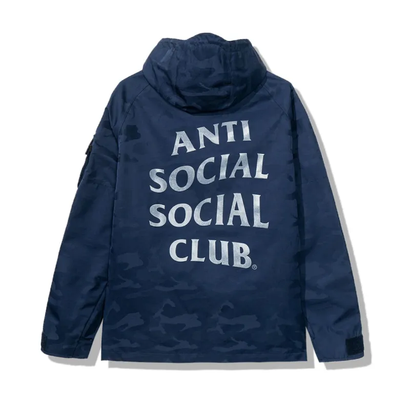 5th Dimension Alpha Blue Camo Jacket made by Anti Social Social Club