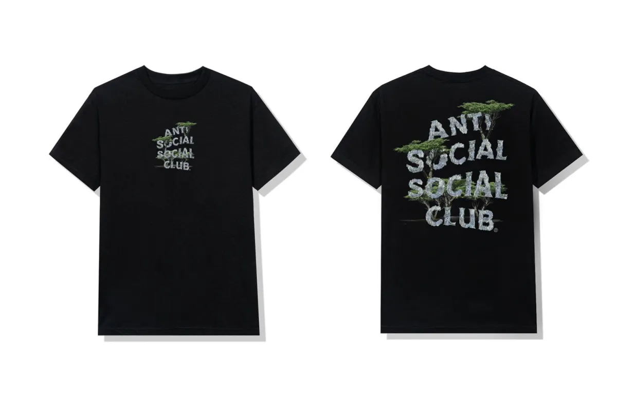 Retired Black Tee sold by Anti Social Social Club