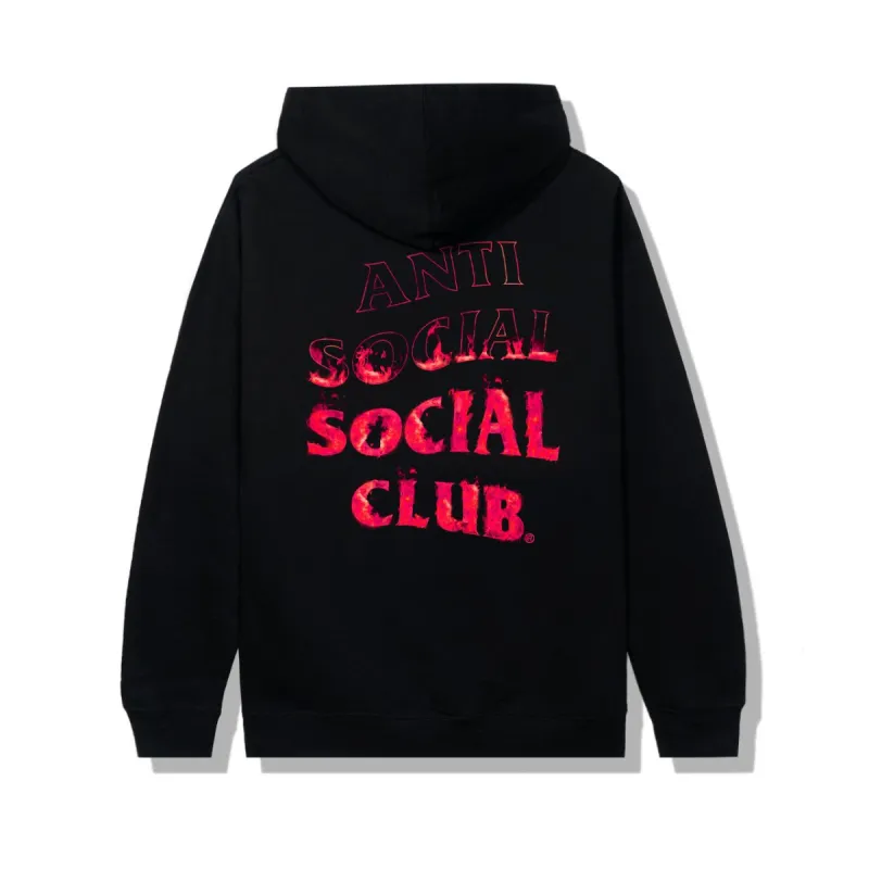 A Fire Inside Black Hoodie - Pink Flame sold by Anti Social Social Club