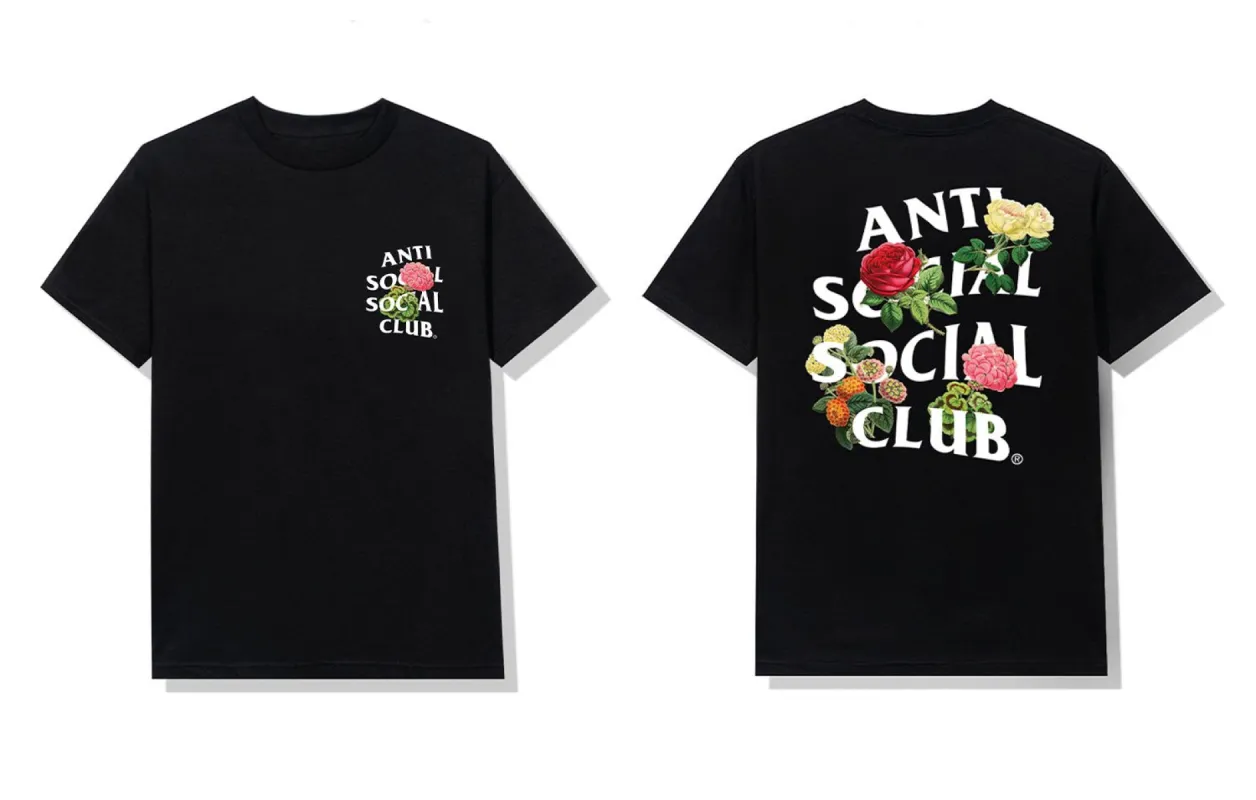 Produce Black Tee sold by Anti Social Social Club