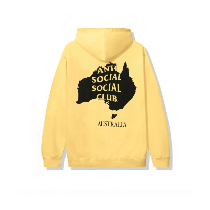Australia Yellow Hoodie sold by Anti Social Social Club