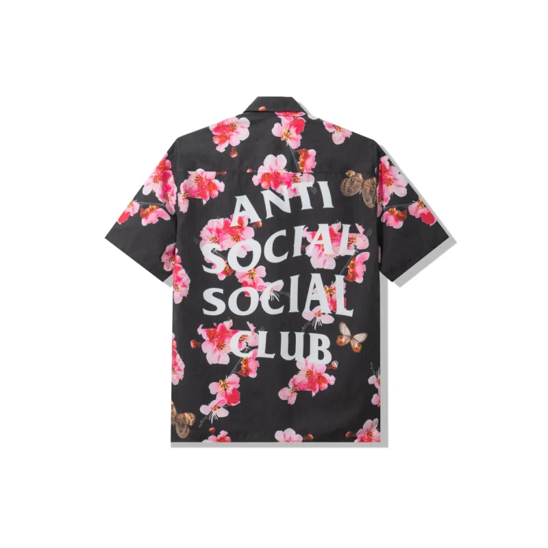 Woody Black Button Up sold by Anti Social Social Club