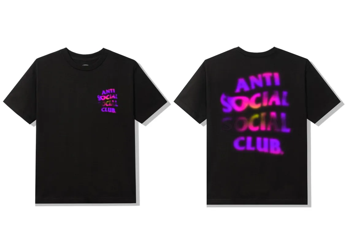 Lava Black Tee sold by Anti Social Social Club