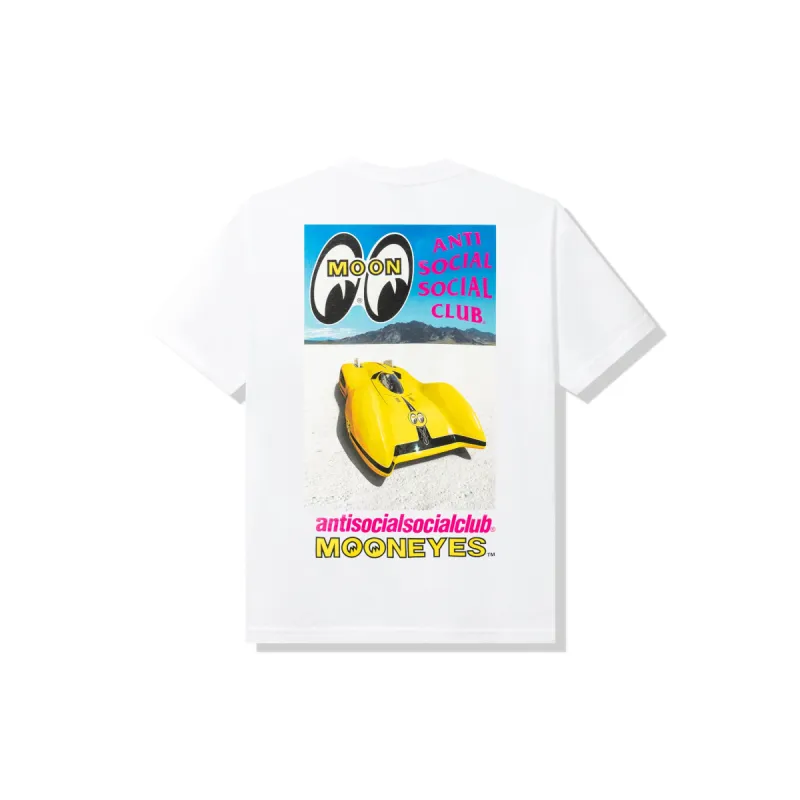 ASSC X Mooneyes Flats Photo White Tee made by Anti Social Social Club