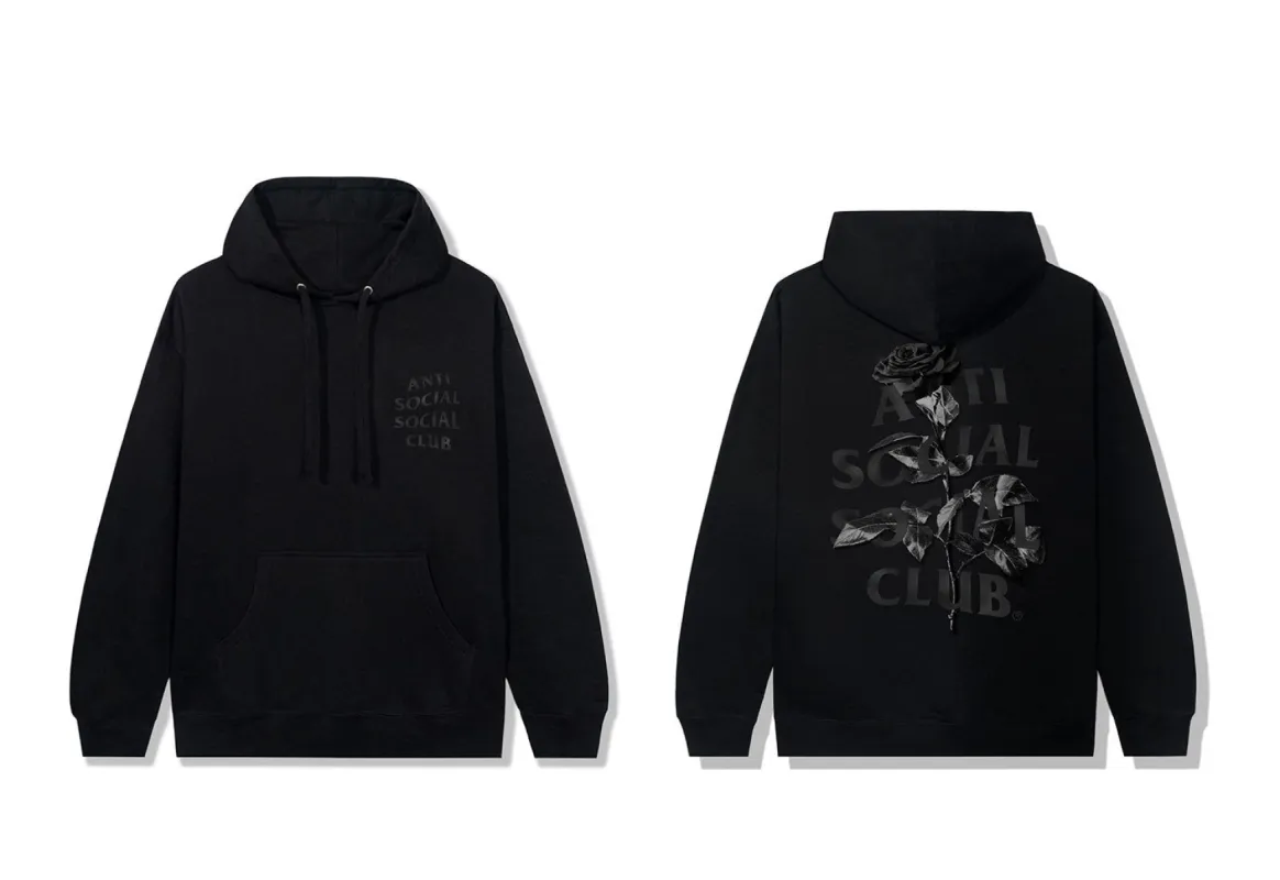Hell O Rose Black Hoodie sold by Anti Social Social Club
