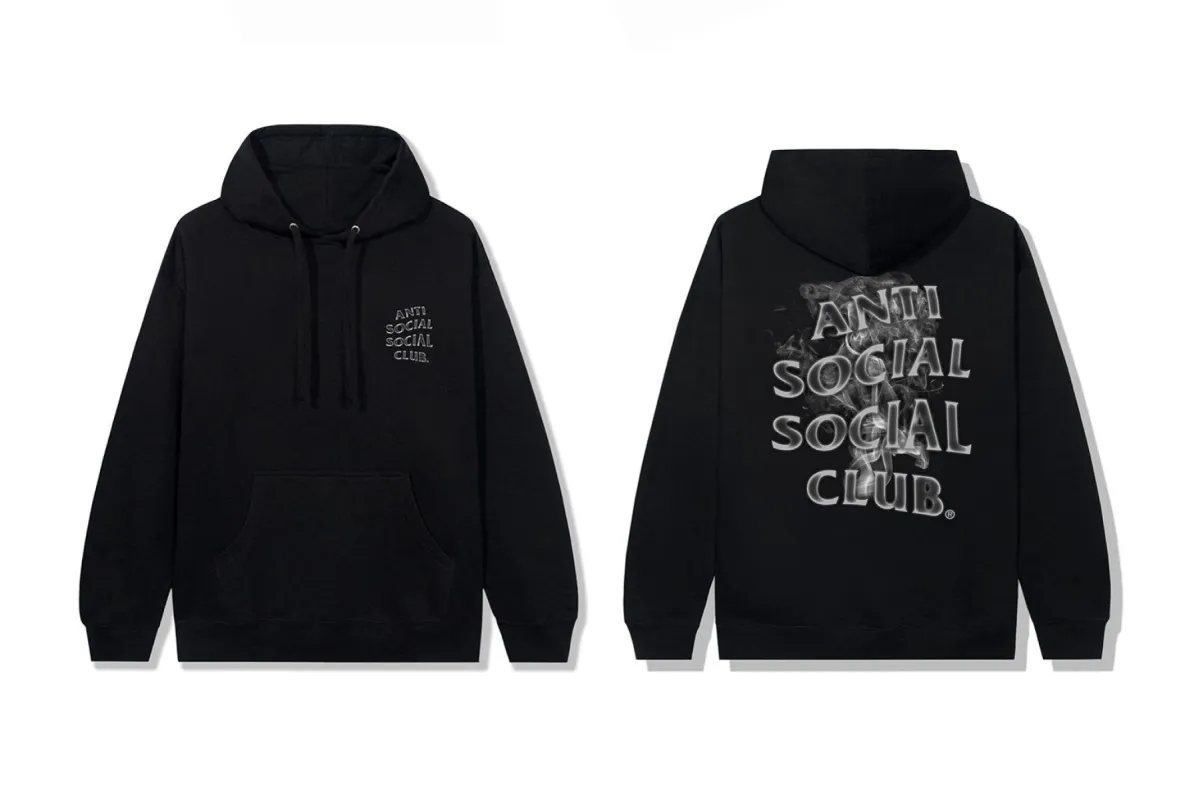 Burnouts Black Hoodie sold by Anti Social Social Club