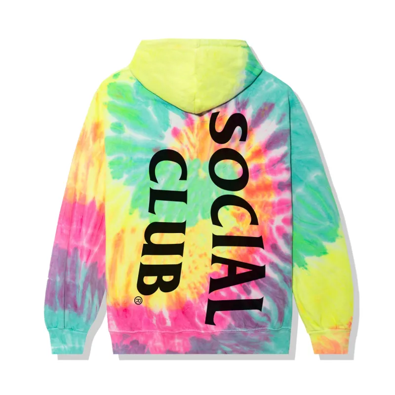 Vertical Horizon Rainbow Tie Dye Hoodie sold by Anti Social Social Club