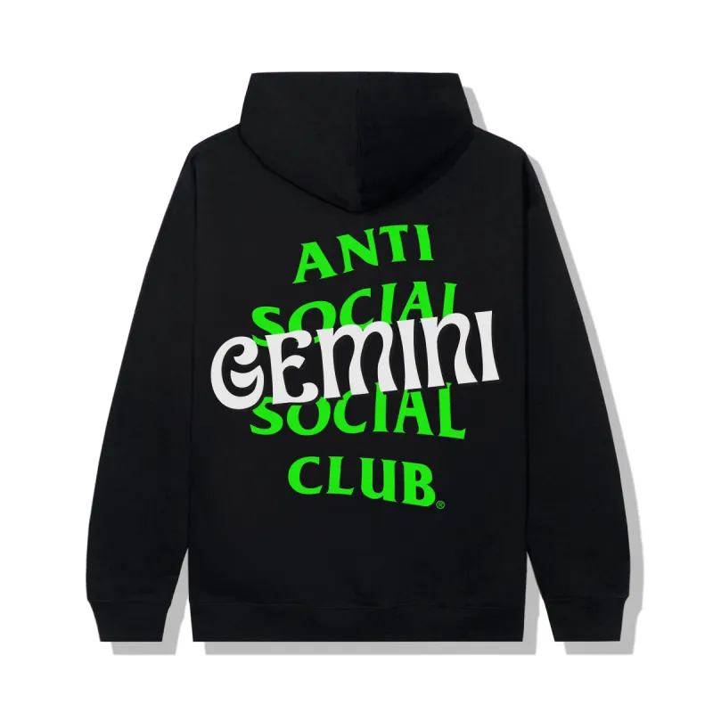 Gemeni Black Hoodie sold by Anti Social Social Club
