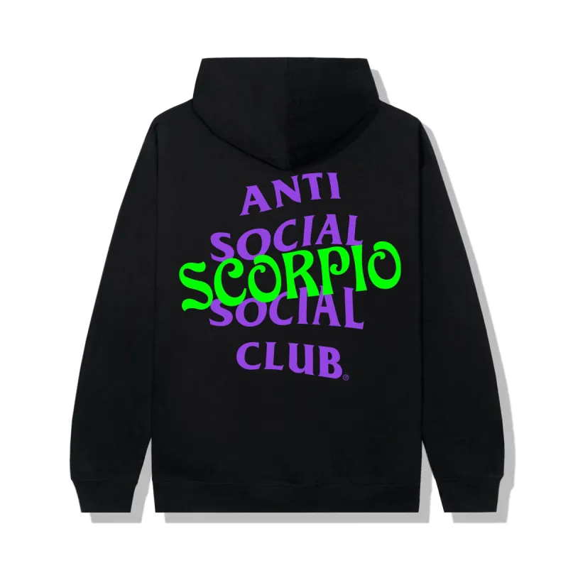Scorpio Black Hoodie made by Anti Social Social Club