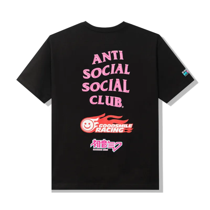 Good Smile Racing x ASSC Logo Black Tee sold by Anti Social Social Club
