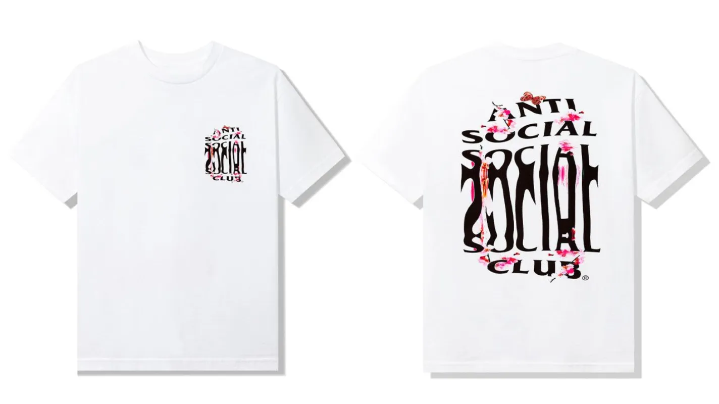 Mind Melt White Tee sold by Anti Social Social Club
