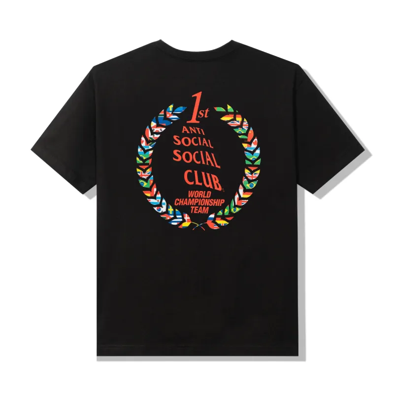 Suzuka Black Tee sold by Anti Social Social Club
