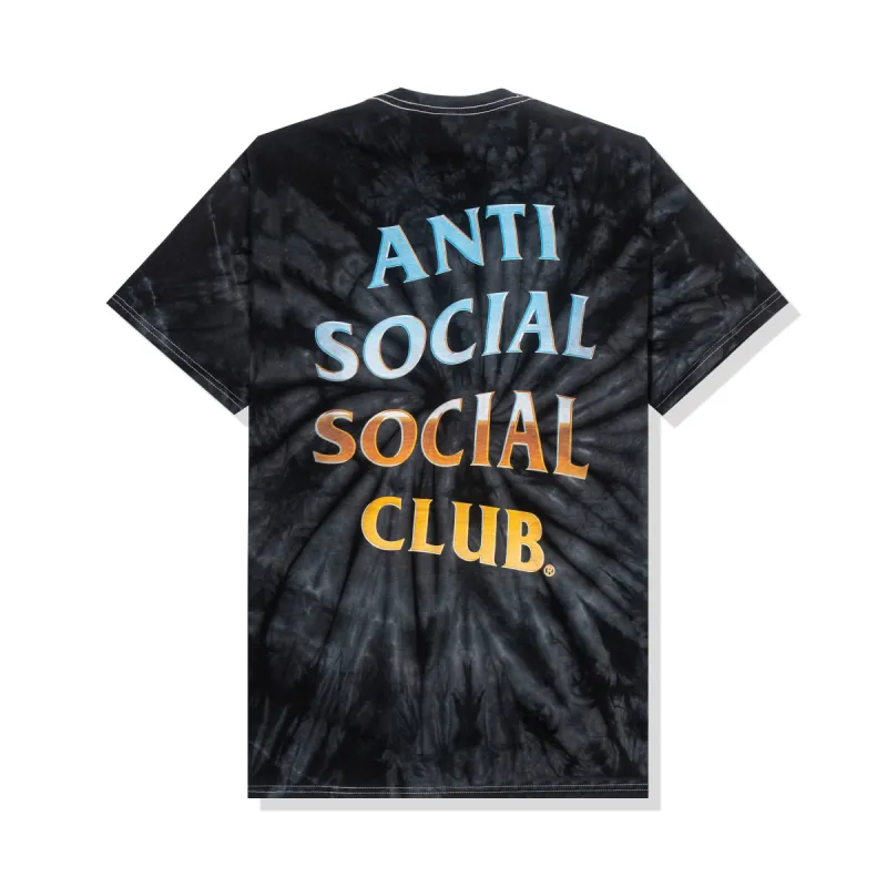 Thermal Internal Black Tie Dye Tee sold by Anti Social Social Club
