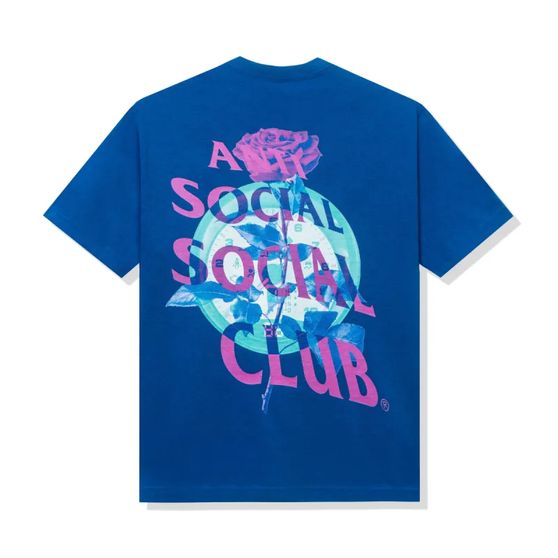 Out Of Time Blue Tee sold by Anti Social Social Club