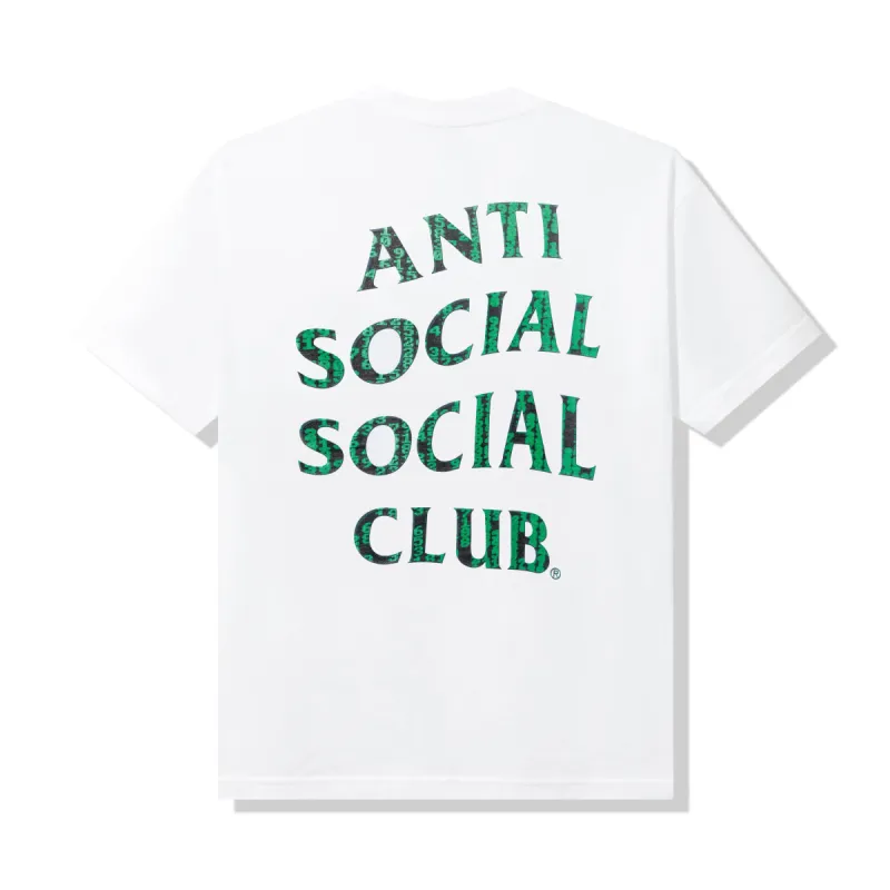 Glitch White Tee sold by Anti Social Social Club