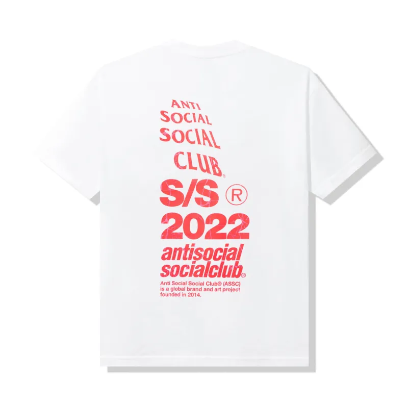 Link In Bio White Tee sold by Anti Social Social Club