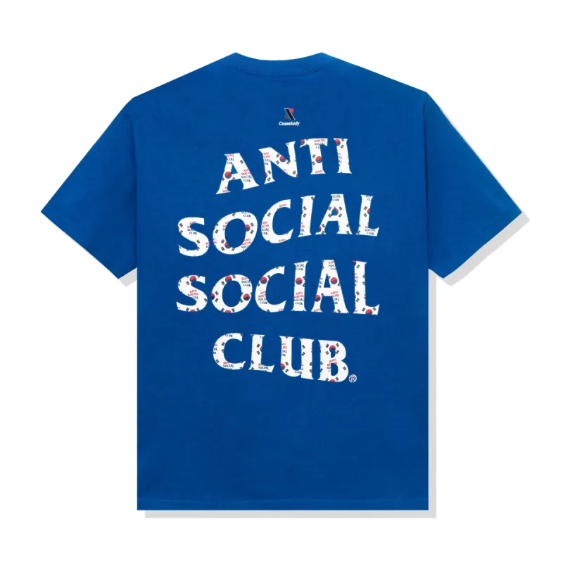 ASSC x Case Study Flag Blue Tee sold by Anti Social Social Club