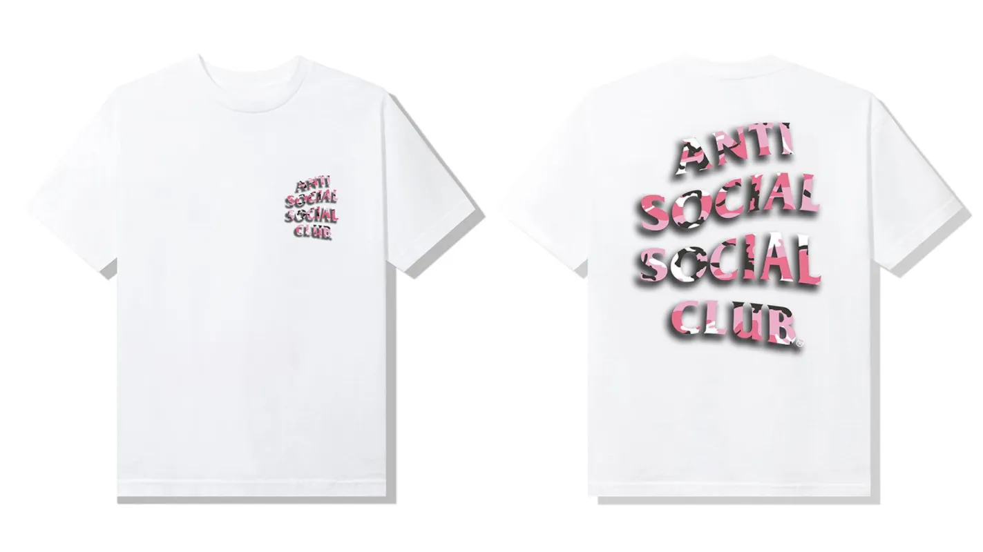 Hidden Messages 8.0 White Tee made by Anti Social Social Club