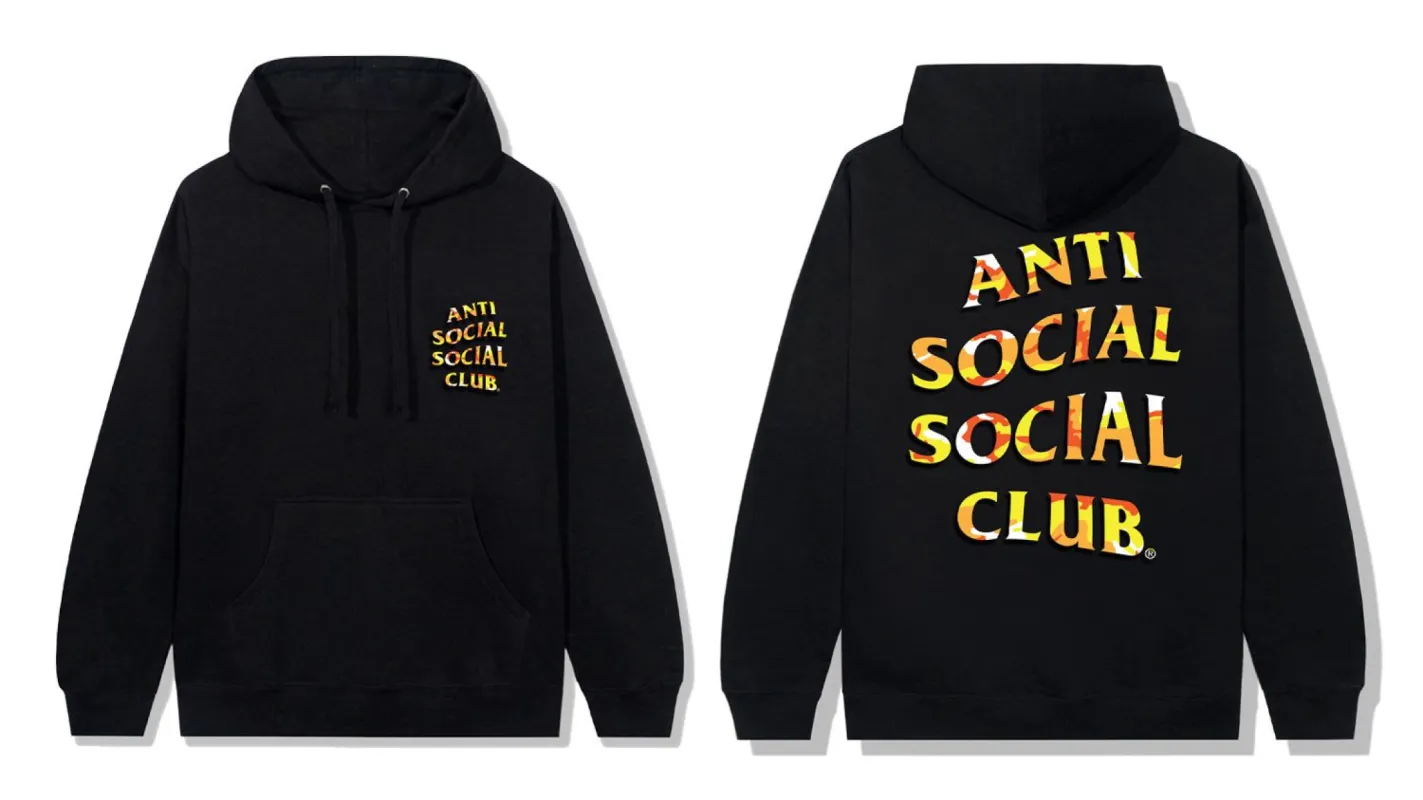 Hidden Messages 8.0 Black Hoodie made by Anti Social Social Club