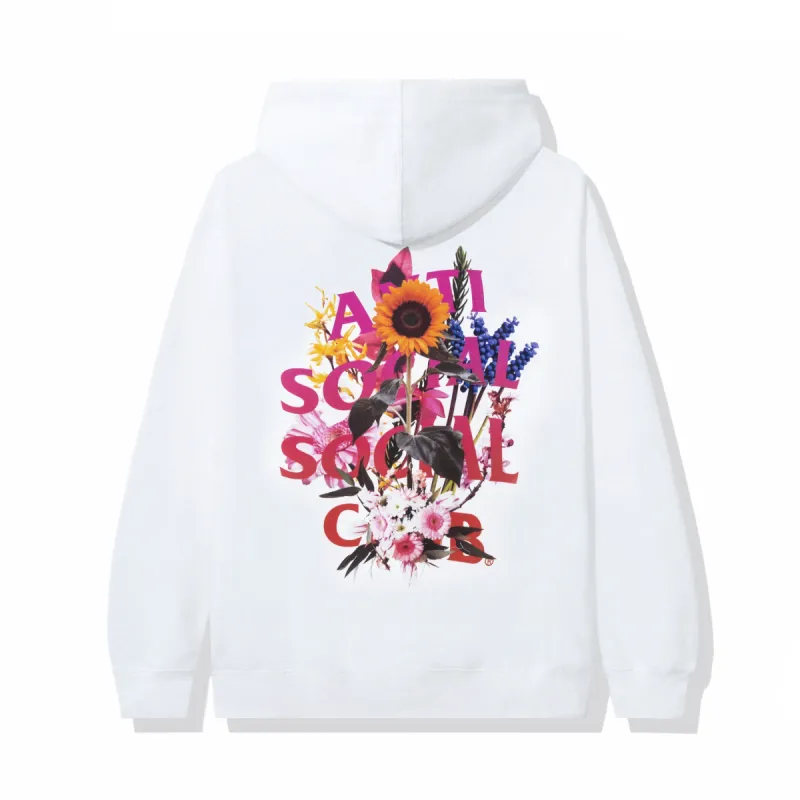 Bouquet For The Old Days White Hoody made by Anti Social Social Club
