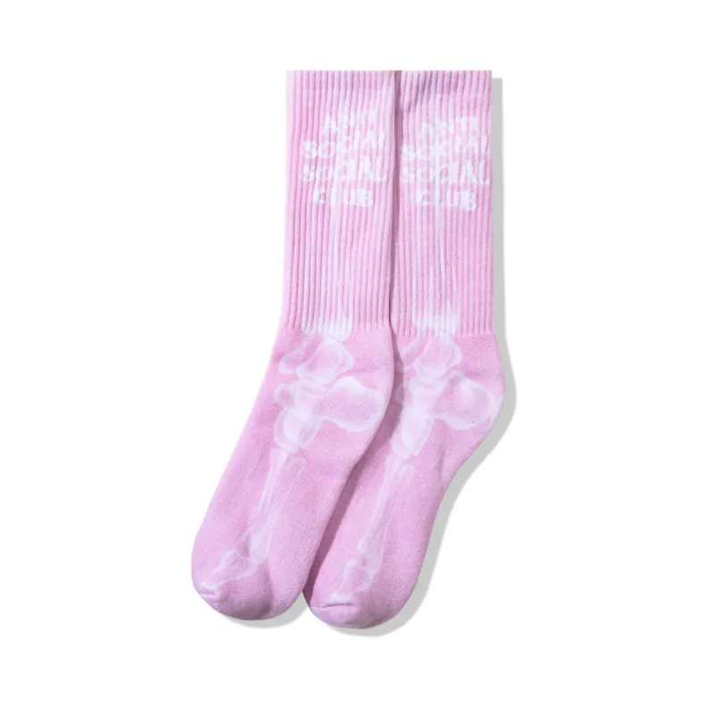 Fracture Pink Socks sold by Anti Social Social Club