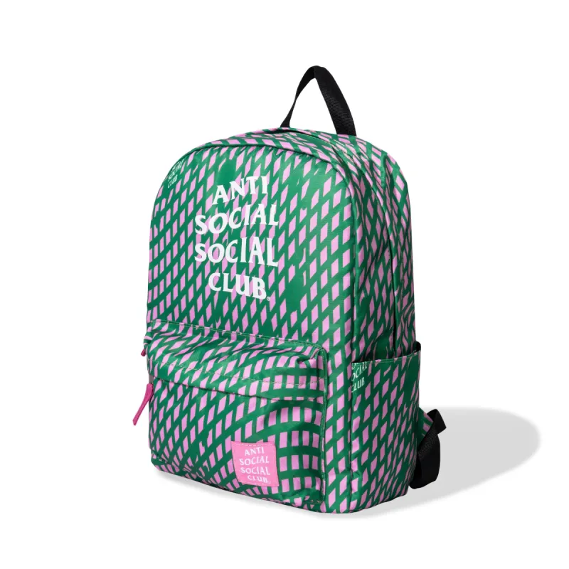 Tokyo 1997 Green Backpack made by Anti Social Social Club