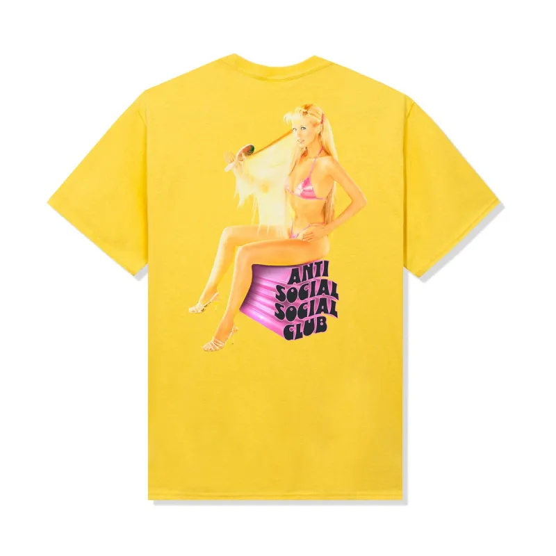 Ellen von Unwerth for ASSC 3D Fantasy Tee - Yellow sold by Anti Social Social Club