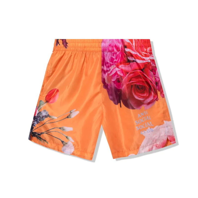 Water Bored Swim Short - Orange sold by Anti Social Social Club