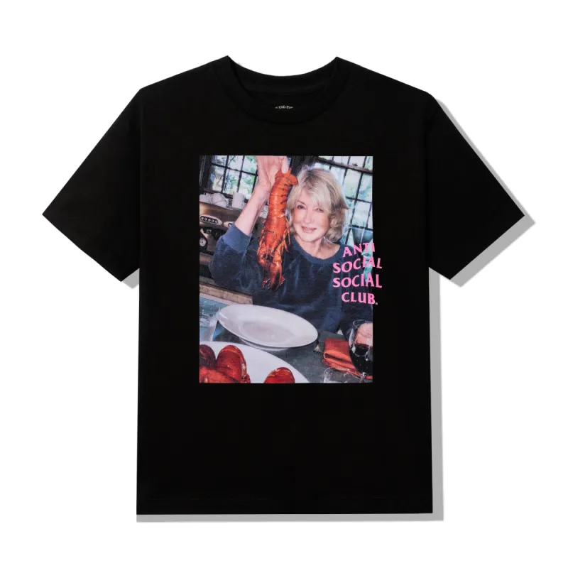 Martha Stewart x ASSC Lobster Black Tee made by Anti Social Social Club