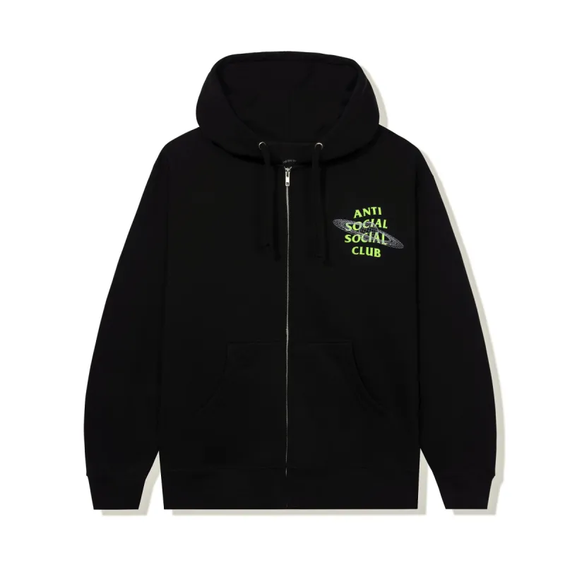 The Shape Of Things Black Zip Hoodie made by Anti Social Social Club